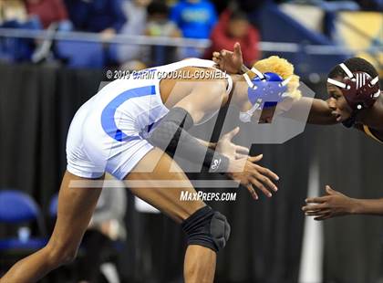 Thumbnail 1 in NCHSAA State 4A Wrestling Championships (Finals) photogallery.