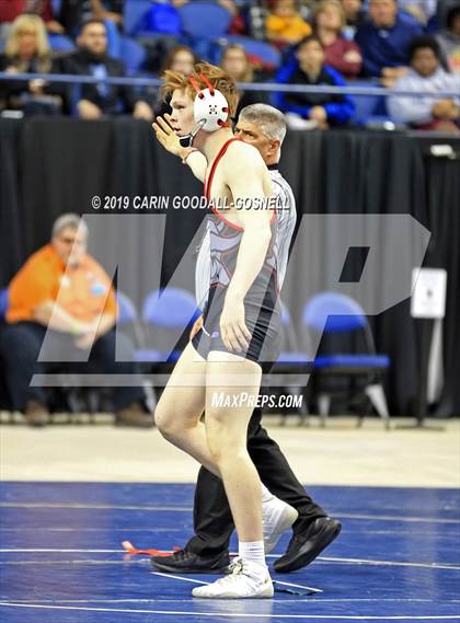 Thumbnail 1 in NCHSAA State 4A Wrestling Championships (Finals) photogallery.