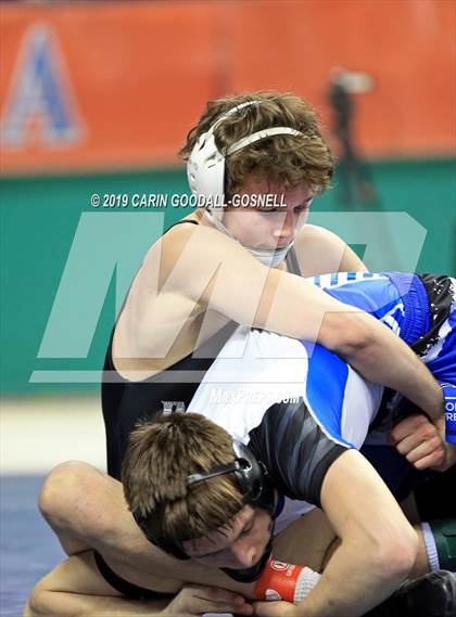 Thumbnail 1 in NCHSAA State 4A Wrestling Championships (Finals) photogallery.