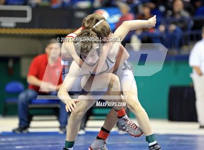 Thumbnail 1 in NCHSAA State 4A Wrestling Championships (Finals) photogallery.