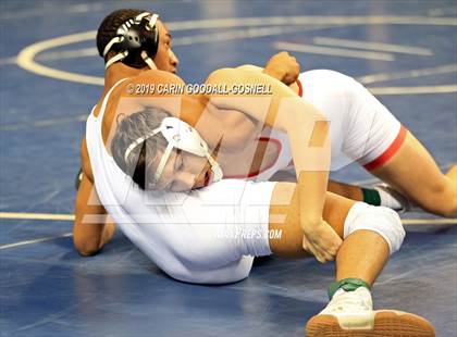 Thumbnail 3 in NCHSAA State 4A Wrestling Championships (Finals) photogallery.