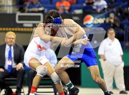 Thumbnail 3 in NCHSAA State 4A Wrestling Championships (Finals) photogallery.