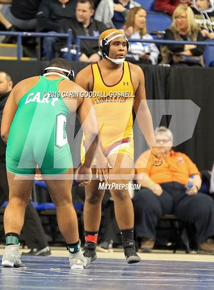 Thumbnail 1 in NCHSAA State 4A Wrestling Championships (Finals) photogallery.