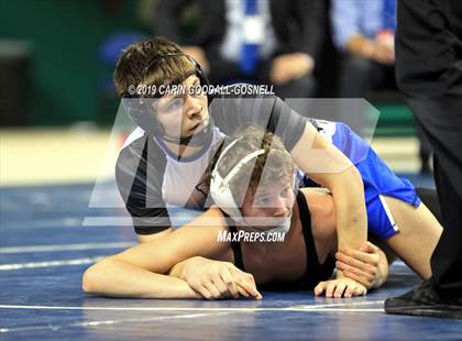 Thumbnail 2 in NCHSAA State 4A Wrestling Championships (Finals) photogallery.