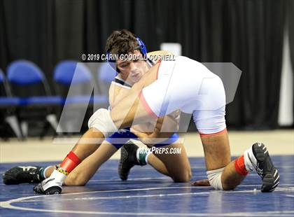 Thumbnail 2 in NCHSAA State 4A Wrestling Championships (Finals) photogallery.
