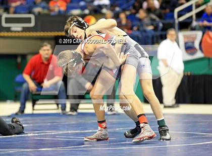 Thumbnail 1 in NCHSAA State 4A Wrestling Championships (Finals) photogallery.