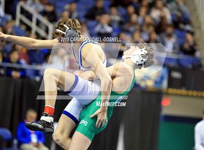 Thumbnail 3 in NCHSAA State 4A Wrestling Championships (Finals) photogallery.