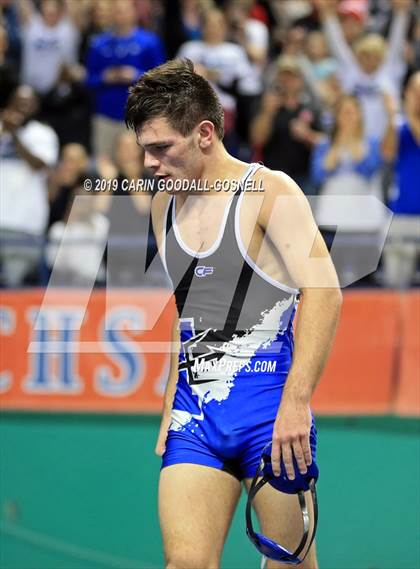 Thumbnail 3 in NCHSAA State 4A Wrestling Championships (Finals) photogallery.