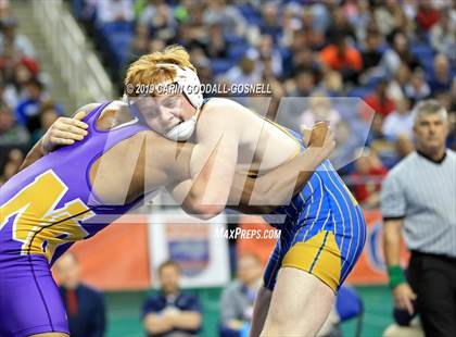 Thumbnail 1 in NCHSAA State 4A Wrestling Championships (Finals) photogallery.