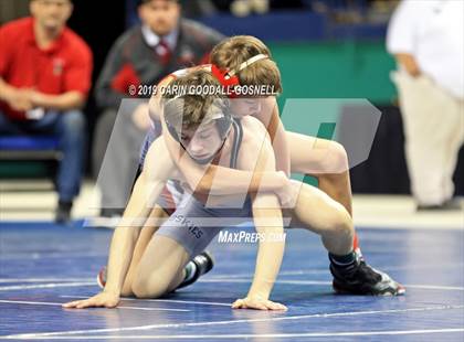 Thumbnail 2 in NCHSAA State 4A Wrestling Championships (Finals) photogallery.