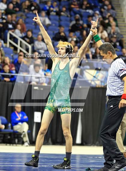 Thumbnail 3 in NCHSAA State 4A Wrestling Championships (Finals) photogallery.