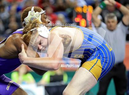 Thumbnail 3 in NCHSAA State 4A Wrestling Championships (Finals) photogallery.
