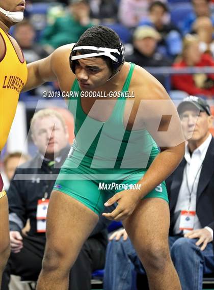 Thumbnail 3 in NCHSAA State 4A Wrestling Championships (Finals) photogallery.