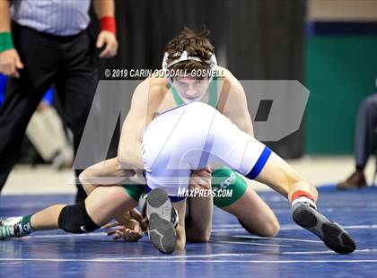Thumbnail 3 in NCHSAA State 4A Wrestling Championships (Finals) photogallery.