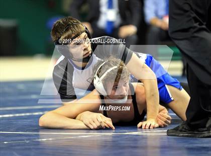 Thumbnail 3 in NCHSAA State 4A Wrestling Championships (Finals) photogallery.