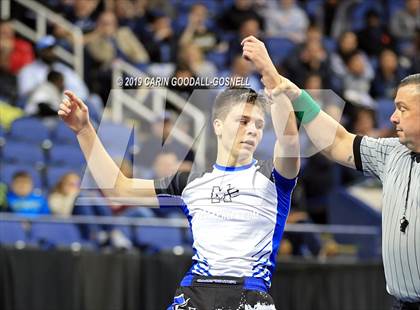 Thumbnail 3 in NCHSAA State 4A Wrestling Championships (Finals) photogallery.