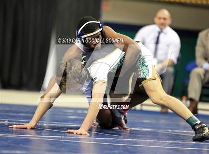 Thumbnail 3 in NCHSAA State 4A Wrestling Championships (Finals) photogallery.