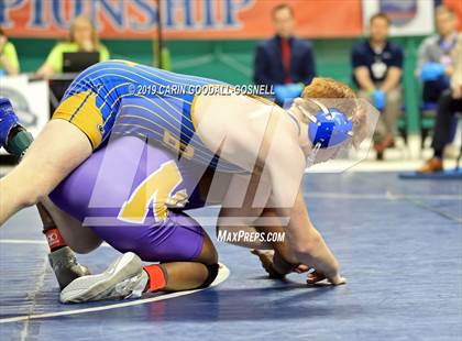 Thumbnail 3 in NCHSAA State 4A Wrestling Championships (Finals) photogallery.