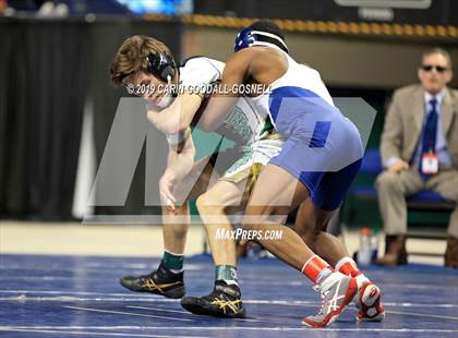 Thumbnail 3 in NCHSAA State 4A Wrestling Championships (Finals) photogallery.