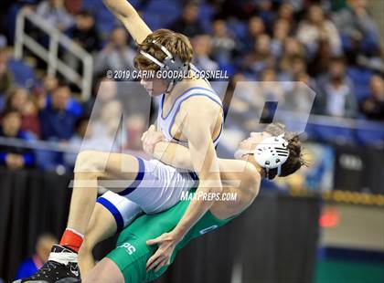 Thumbnail 2 in NCHSAA State 4A Wrestling Championships (Finals) photogallery.