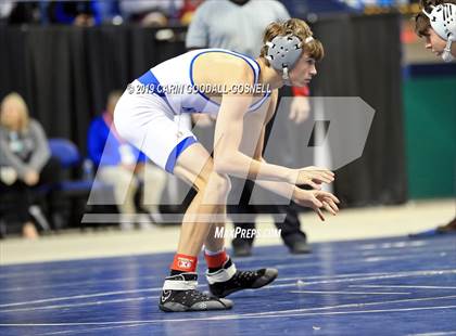 Thumbnail 3 in NCHSAA State 4A Wrestling Championships (Finals) photogallery.
