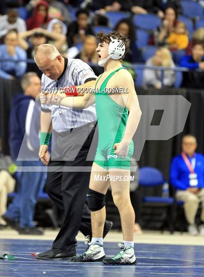 Thumbnail 2 in NCHSAA State 4A Wrestling Championships (Finals) photogallery.