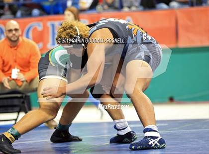 Thumbnail 3 in NCHSAA State 4A Wrestling Championships (Finals) photogallery.