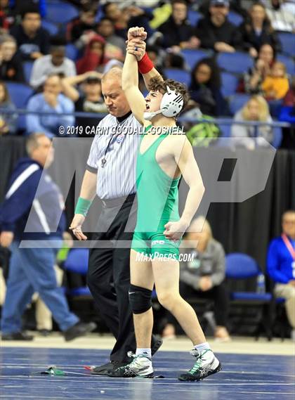 Thumbnail 3 in NCHSAA State 4A Wrestling Championships (Finals) photogallery.