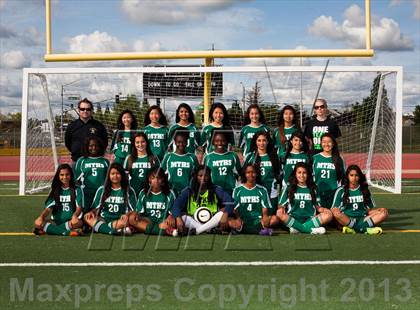 Thumbnail 3 in Monterey Trail Junior Varsity Girls Soccer Team and Individual Photos photogallery.