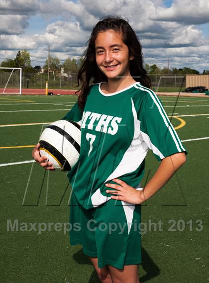 Thumbnail 1 in Monterey Trail Junior Varsity Girls Soccer Team and Individual Photos photogallery.