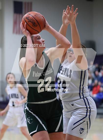 Thumbnail 3 in Fisher Catholic vs. Danville (OHSAA D4 District Final) photogallery.