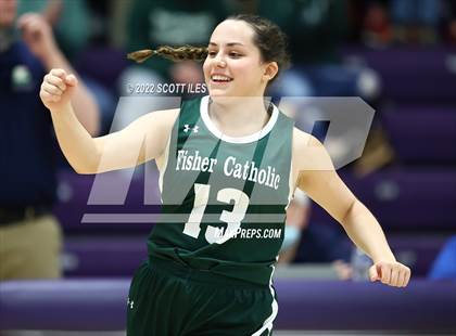 Thumbnail 3 in Fisher Catholic vs. Danville (OHSAA D4 District Final) photogallery.