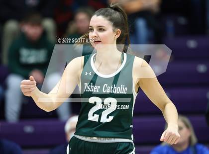Thumbnail 2 in Fisher Catholic vs. Danville (OHSAA D4 District Final) photogallery.