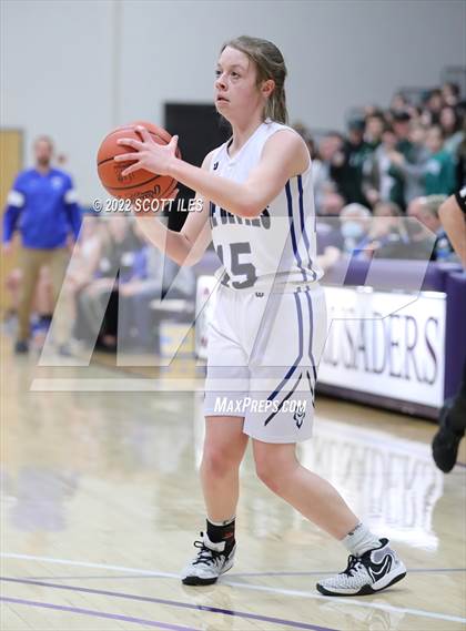 Thumbnail 3 in Fisher Catholic vs. Danville (OHSAA D4 District Final) photogallery.