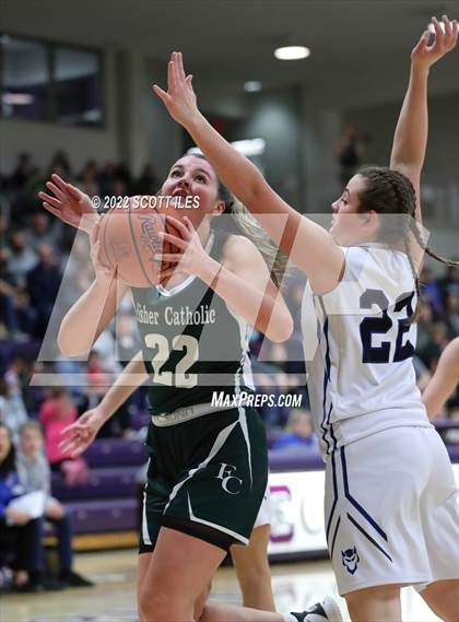Thumbnail 1 in Fisher Catholic vs. Danville (OHSAA D4 District Final) photogallery.