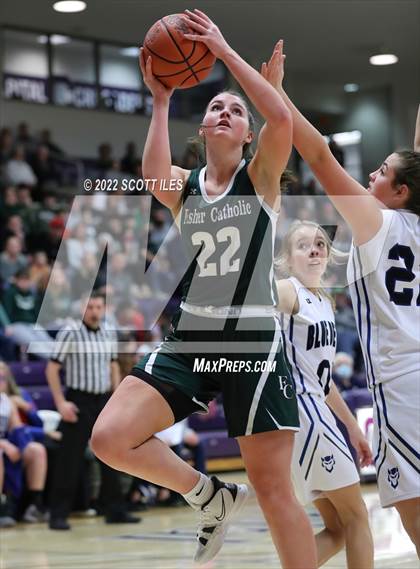 Thumbnail 2 in Fisher Catholic vs. Danville (OHSAA D4 District Final) photogallery.