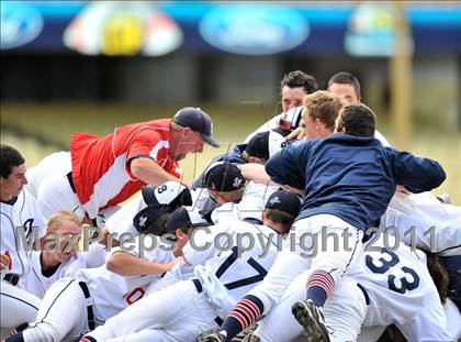 Thumbnail 1 in Woodbridge vs. Beckman (CIF SS D3 Final) photogallery.