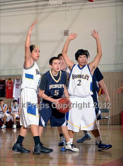 Thumbnail 1 in Brawley vs Desert Hot Springs (MaxPreps Holiday Classic) photogallery.
