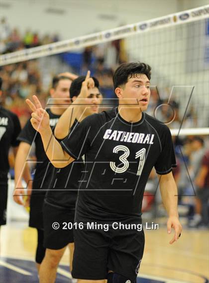 Thumbnail 2 in Cathedral vs. Valley Christian (CIF SS D3 Final) photogallery.