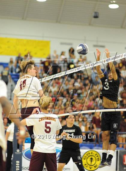 Thumbnail 3 in Cathedral vs. Valley Christian (CIF SS D3 Final) photogallery.