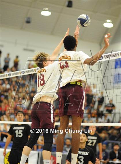 Thumbnail 2 in Cathedral vs. Valley Christian (CIF SS D3 Final) photogallery.