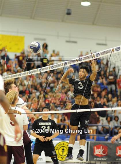 Thumbnail 1 in Cathedral vs. Valley Christian (CIF SS D3 Final) photogallery.