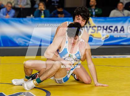 Thumbnail 3 in 2022 NYSPHSAA Wrestling Championships - Finals 102 lbs - 126 lbs photogallery.