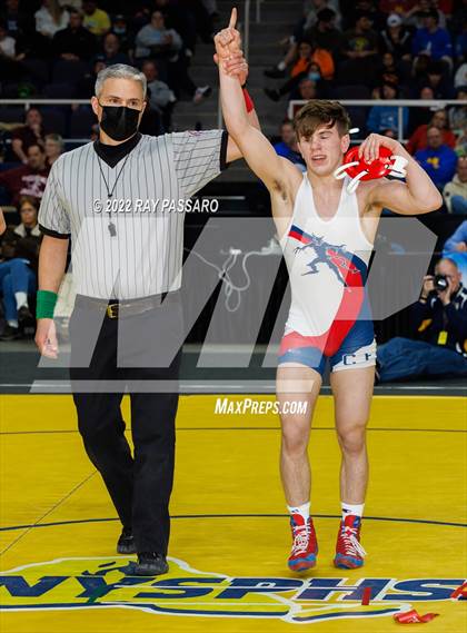 Thumbnail 1 in 2022 NYSPHSAA Wrestling Championships - Finals 102 lbs - 126 lbs photogallery.