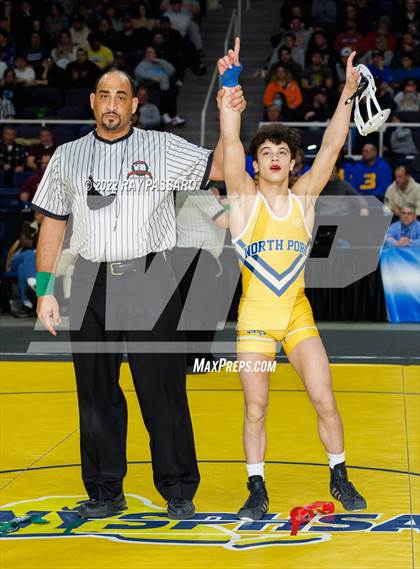 Thumbnail 1 in 2022 NYSPHSAA Wrestling Championships - Finals 102 lbs - 126 lbs photogallery.