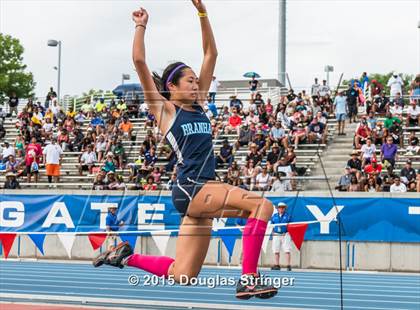 Thumbnail 1 in CIF State Track and Field Championships (Girls Triple Jump Finals) photogallery.