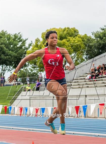 Thumbnail 1 in CIF State Track and Field Championships (Girls Triple Jump Finals) photogallery.