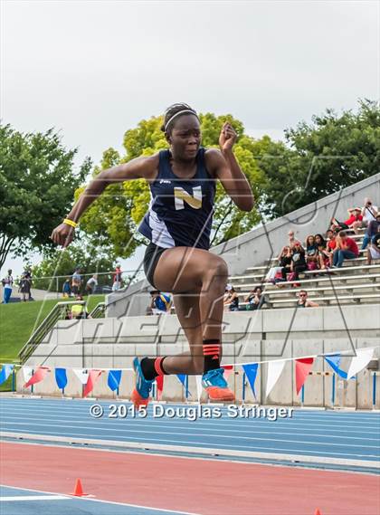 Thumbnail 2 in CIF State Track and Field Championships (Girls Triple Jump Finals) photogallery.