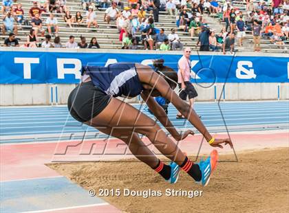 Thumbnail 2 in CIF State Track and Field Championships (Girls Triple Jump Finals) photogallery.