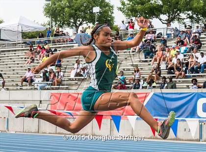 Thumbnail 1 in CIF State Track and Field Championships (Girls Triple Jump Finals) photogallery.